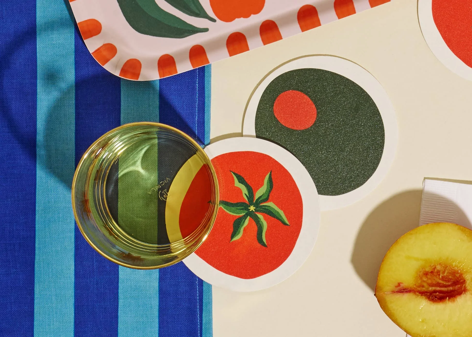 Pimento Olive Coaster Set - Image 3